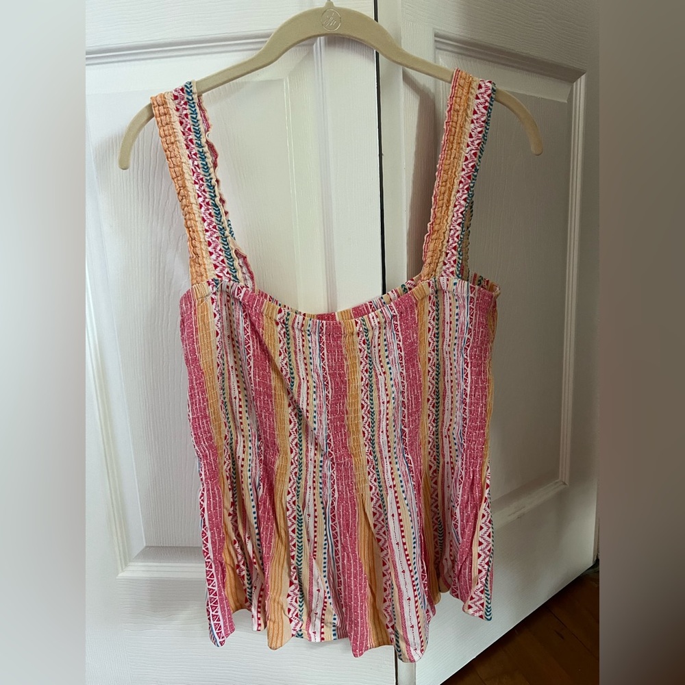 Love Multicolor Striped Tank Top